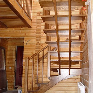 lestnica dub  - Деревянные лестницы из дуба на заказ